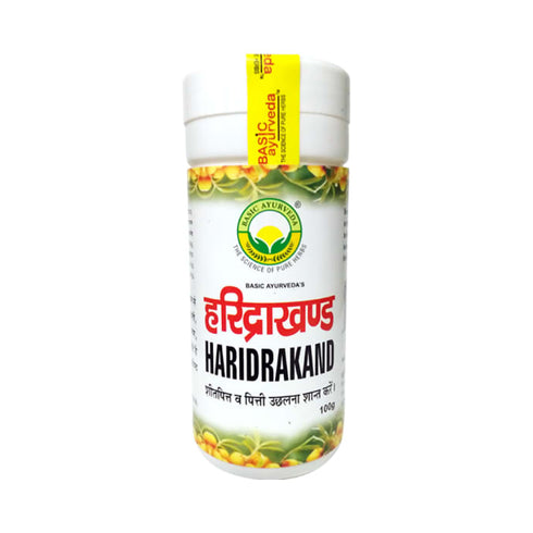 Basic Ayurveda Haridrakhand,jar of 100 gm Powder